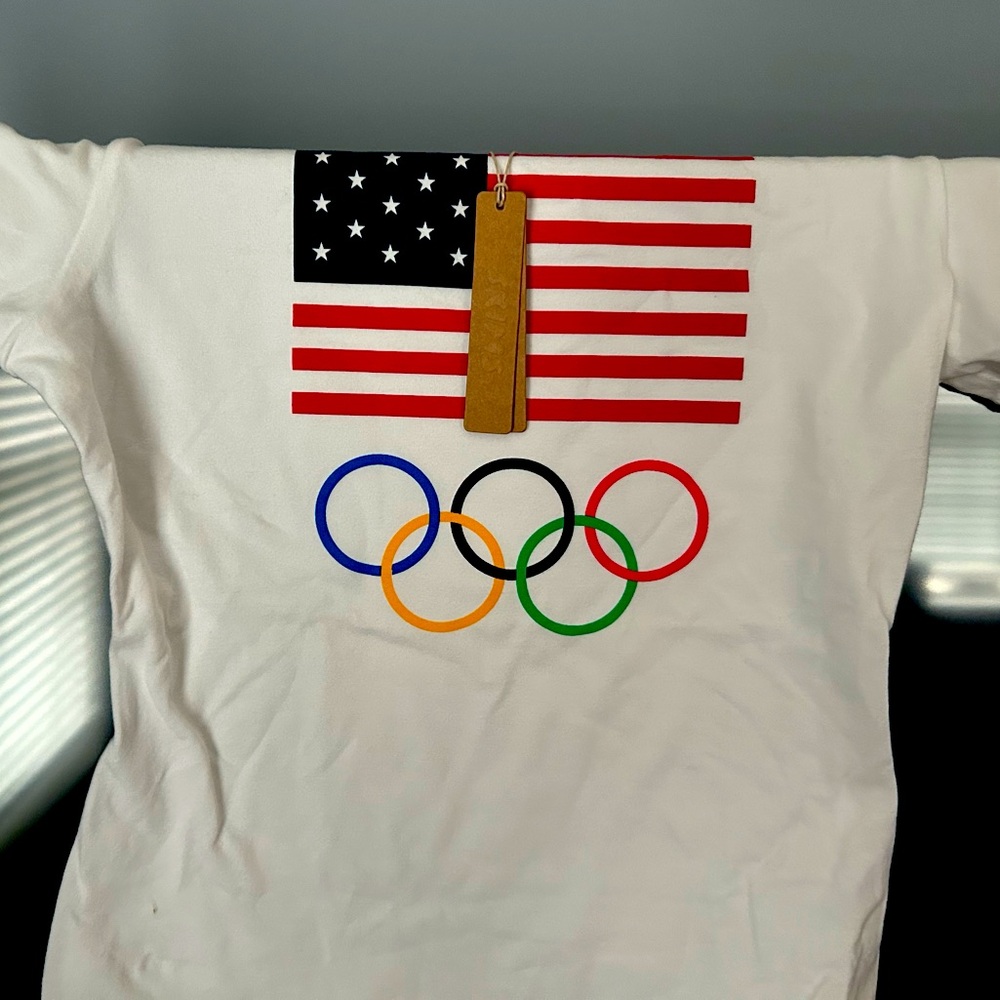 NWT skims Olympic addition t shirt and boxed briefs   Shirt is small. Bottoms M